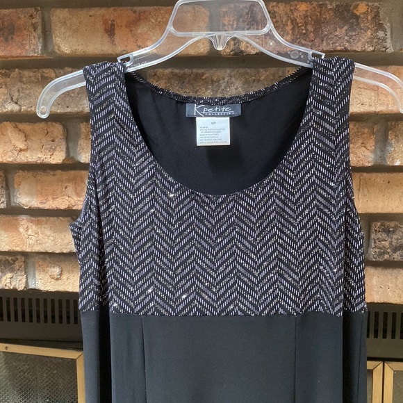 NWT K petite Collection black dress with Jacket 6P - Picture 3 of 7